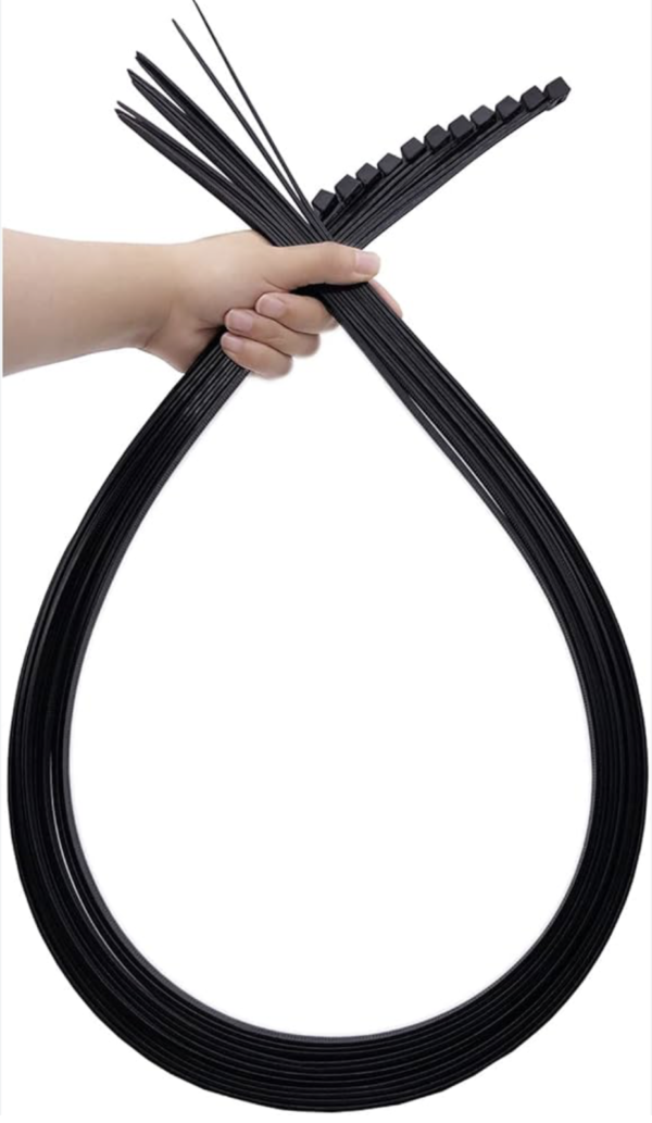 48" Zip Ties - 175 lbs (100/bag)